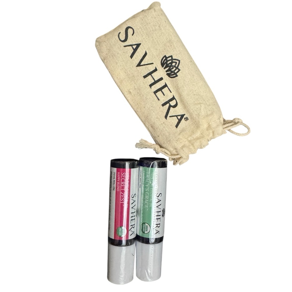 Savhera Pure Essential Oil Tracy's Grace + Secret Zest 10 ml Roll-On Sealed-2